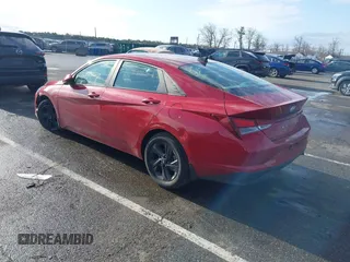 2023 Hyundai Elantra SEL with VIN KMHLM4AG9PU522161, listed as a IAAI auction lot 41738537 with 30,035 mi miles and . Bid and sale history available at DreamBid. Image 3.