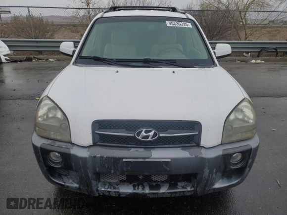 2006 Hyundai Tucson GLS with VIN KM8JN12D56U252660, listed as a Copart auction lot 45330325 with 125,136 mi miles and Salvage Title. Bid and sale history available at carsss.com. Image 5.