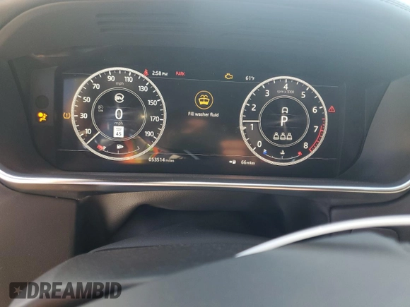 2020 Land Rover Range Rover SV Autobiography Dynamic with VIN SALGW2RE9LA598992, listed as a Copart auction lot 80763454 with 53,514 mi miles and Salvage title. Bid and sale history available at DreamBid. Image 9.