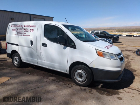 2015 Chevrolet City Express Cargo LS with VIN 3N63M0YN0FK691983, listed as a Copart auction lot 51804305 with 134,175 mi miles and Salvage Title. Bid and sale history available at DreamBid. Image 4.