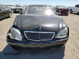 2003 Mercedes-Benz S 4.3L with VIN WDBNG70J23A369247, listed as a Copart auction lot 49880395 with Not Provided miles and Salvage Title. Bid and sale history available at carsss.com. Image 5.