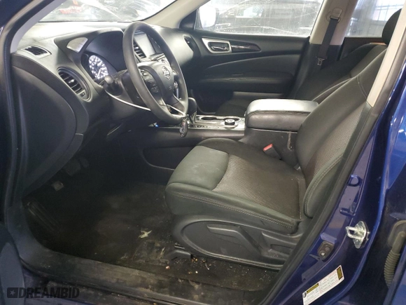 2019 Nissan Pathfinder S with VIN 5N1DR2MMXKC654355, listed as a Copart auction lot 43436035 with 106,093 mi miles and Clean Title. Bid and sale history available at carsss.com. Image 7.