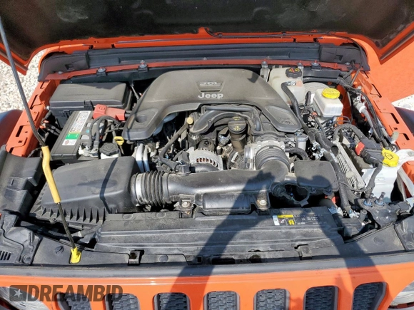 2018 Jeep Wrangler Rubicon with VIN 1C4HJXCGXJW285578, listed as a Copart auction lot 59443035 with 54,989 mi miles and Salvage title. Bid and sale history available at DreamBid. Image 11.