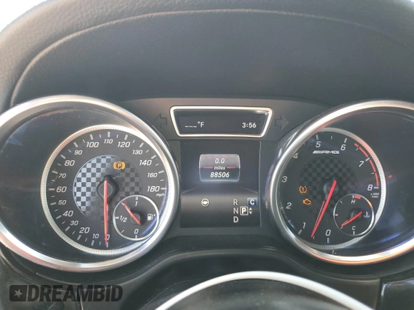 2018 Mercedes-Benz GLE 43 AMG with VIN 4JGDA6EB8JB016752, listed as a Copart auction lot 52550415 with 88,506 mi miles and Salvage title. Bid and sale history available at DreamBid. Image 9.