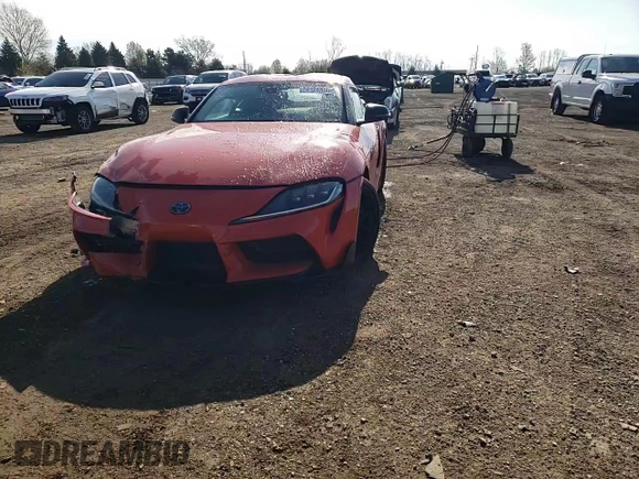 2024 Toyota Supra 3.0 with VIN WZ1DB0G07RW062721, listed as a Copart auction lot 54124865 with 2,445 mi miles and Salvage title. Bid and sale history available at DreamBid. Image 13.