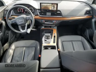 2023 Audi Q5 Premium Plus with VIN WA1BBAFY6P2041523, listed as a Copart auction lot 61055955 with 40,357 mi miles and Salvage title. Bid and sale history available at DreamBid. Image 8.