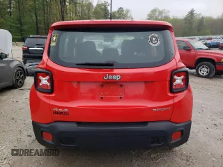 2017 Jeep Renegade Sport with VIN ZACCJBAB9HPG53518, listed as a Copart auction lot 55416835 with 116,123 mi miles and Salvage title. Bid and sale history available at DreamBid. Image 6.