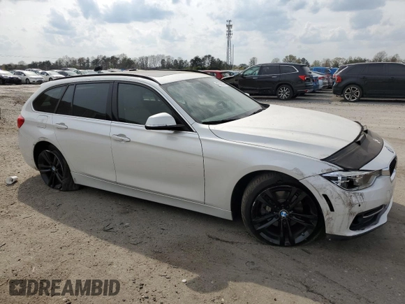 2016 BMW 3 Series 328d xDrive with VIN WBA8J1C53GK458415, listed as a Copart auction lot 47390323 with 82,048 mi miles and . Bid and sale history available at DreamBid. Image 4.