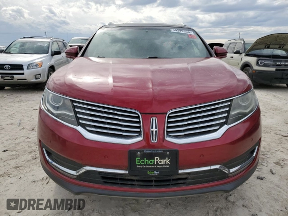 2016 Lincoln MKX Reserve with VIN 2LMTJ6LR9GBL51411, listed as a Copart auction lot 89399635 with 26,018 mi miles and Clean Title. Bid and sale history available at DreamBid. Image 5.