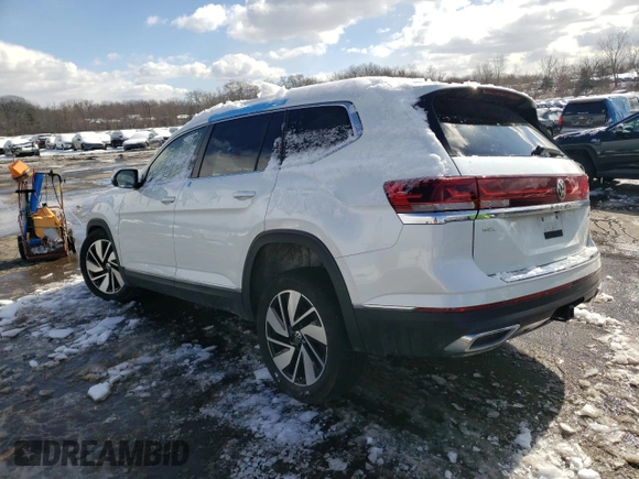 2024 Volkswagen Atlas SEL with VIN 1V2BR2CA4RC528729, listed as a Copart auction lot 45317205 with 23,764 mi miles and Salvage title. Bid and sale history available at DreamBid. Image 2.