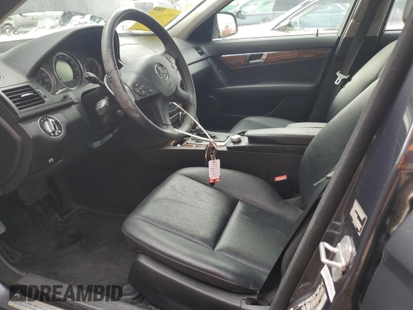 2009 Mercedes-Benz C 300 Sport with VIN WDDGF81X79F281415, listed as a Copart auction lot 49566545 with 70,365 mi miles and Salvage title. Bid and sale history available at DreamBid. Image 7.