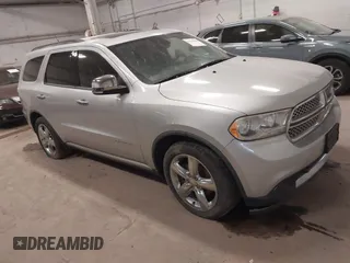2011 Dodge Durango Citadel with VIN 1D4SE5GT6BC594914, listed as a IAAI auction lot 41838000 with 201,610 mi miles. Bid and sale history available at carsss.com. Image 1.