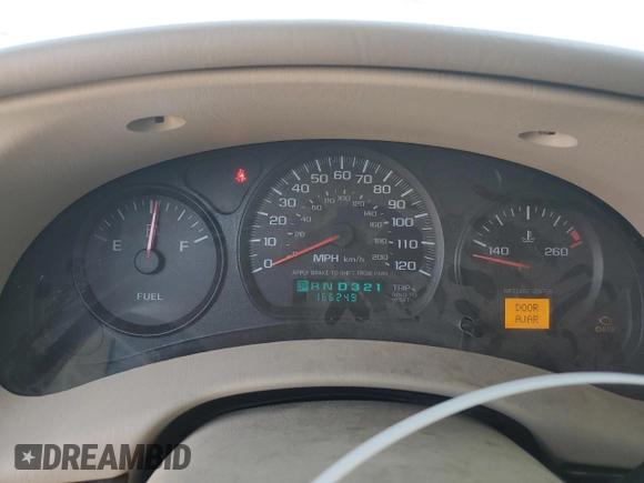 2005 Chevrolet Impala with VIN 2G1WF52E259288172, listed as a Copart auction lot 51921375 with 166,249 mi miles and Salvage Title. Bid and sale history available at DreamBid. Image 9.