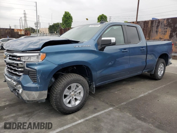2024 Chevrolet Silverado 1500 with VIN 1GCRACE83RZ366886, listed as a Copart auction lot 55296925 with Not Provided miles and Salvage Title. Bid and sale history available at DreamBid. Image 1.