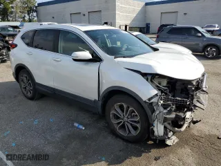 2020 Honda CR-V EX with VIN 7FARW1H54LE027952, listed as a Copart auction lot 45634315 with 79,943 mi miles and Salvage Title. Bid and sale history available at carsss.com. Image 4.