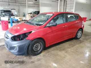 2015 Hyundai Accent GS with VIN KMHCT5AE8FU220916, listed as a Copart auction lot 55461005 with 197,811 mi miles and Salvage Title. Bid and sale history available at carsss.com. Image 1.