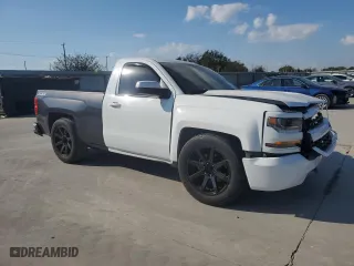 2018 Chevrolet Silverado 1500 Work Truck with VIN 1GCNCNEC6JZ280369, listed as a Copart auction lot 74835664 with 0 mi miles and Salvage Title. Bid and sale history available at carsss.com. Image 4.