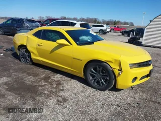 2013 Chevrolet Camaro LS with VIN 2G1FA1E33D9140807, listed as a IAAI auction lot 41740307 with 127,463 mi miles. Bid and sale history available at carsss.com. Image 1.