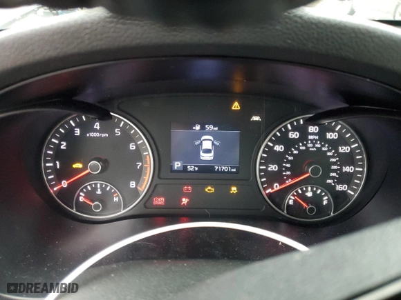 2019 Kia Optima EX with VIN 5XXGU4L14KG303332, listed as a Copart auction lot 45047645 with 71,701 mi miles and Salvage Title. Bid and sale history available at carsss.com. Image 9.