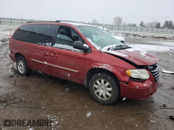 2007 Chrysler Town & Country LWB Touring with VIN 2A4GP54L37R100616, listed as a Copart auction lot 86968914 with 115,413 mi miles and Clean Title. Bid and sale history available at carsss.com. Image 4.