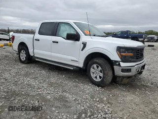 2024 Ford F-150 with VIN 1FTFW1FD4RFB40135, listed as a Copart auction lot 51074655 with Not provided miles and Salvage title. Bid and sale history available at DreamBid. Image 4.