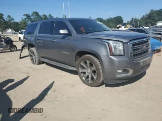 2018 GMC Yukon XL SLT with VIN 1GKS1GKC0JR371828, listed as a Copart auction lot 70608884 with 88,965 mi miles and Salvage Title. Bid and sale history available at carsss.com. Image 4.