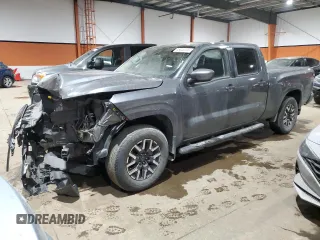 2022 Nissan Frontier SV with VIN 1N6ED1FK0NN688615, listed as a Copart auction lot 88040205 with 38,317 mi miles and Salvage Title. Bid and sale history available at carsss.com. Image 1.