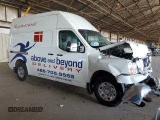 2021 Nissan NV SV with VIN 1N6AF0LY1MN806634, listed as a Copart auction lot 68228664 with 181,076 mi miles and Salvage Title. Bid and sale history available at carsss.com. Image 4.