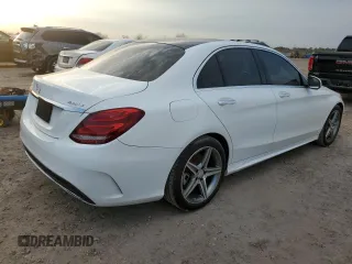 2015 Mercedes-Benz C-Class C 400 with VIN 55SWF6GB6FU028218, listed as a Copart auction lot 47125345 with 100,084 mi miles and Clean Title. Bid and sale history available at carsss.com. Image 3.