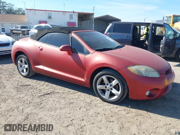 2007 Mitsubishi Eclipse GS with VIN 4A3AL25F87E001931, listed as a IAAI auction lot 41459342 with 100,112 mi miles and . Bid and sale history available at DreamBid. Image 1.