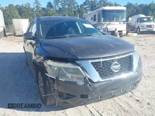 2014 Nissan Pathfinder SV with VIN 5N1AR2MM5EC690851, listed as a IAAI auction lot 41004513 with 167,526 mi miles and . Bid and sale history available at DreamBid. Image 6.