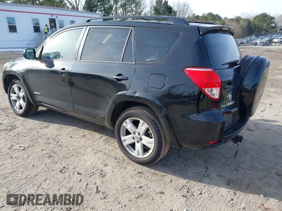2006 Toyota RAV4 Sport with VIN JTMZK32V866001883, listed as a IAAI auction lot 41342187 with 223,322 mi miles. Bid and sale history available at carsss.com. Image 3.