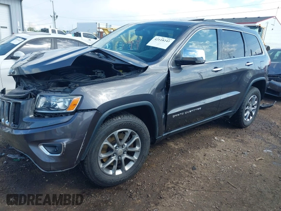 2014 Jeep Grand Cherokee Limited with VIN 1C4RJFBT4EC349957, listed as a IAAI auction lot 42118241 with 127,168 mi miles and . Bid and sale history available at DreamBid. Image 2.