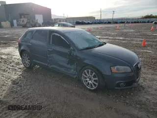 2011 Audi A3 Premium Plus with VIN WAUKJAFM0BA037209, listed as a Copart auction lot 80162204 with 96,964 mi miles and Salvage title. Bid and sale history available at DreamBid. Image 4.