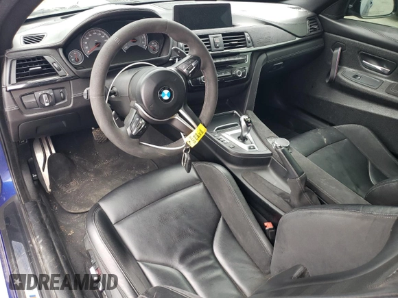 2019 BMW M4 CS with VIN WBS3S7C59KAC09429, listed as a Copart auction lot 54519804 with 0 mi miles and Salvage Title. Bid and sale history available at carsss.com. Image 8.