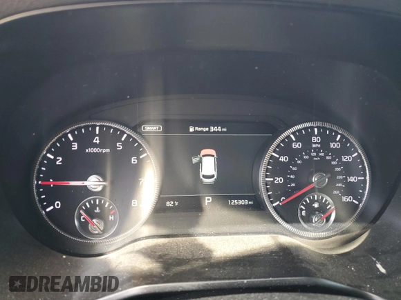 2020 Kia Telluride SX with VIN 5XYP5DHCXLG081206, listed as a Copart auction lot 52625845 with 125,303 mi miles and Clean Title. Bid and sale history available at DreamBid. Image 9.
