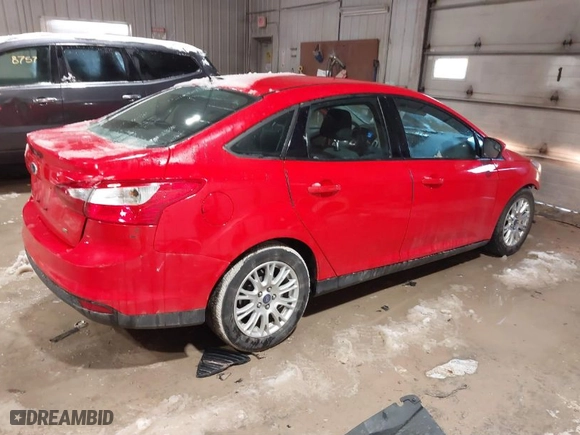 2012 Ford Focus SE with VIN 1FAHP3F21CL179277, listed as a IAAI auction lot 41840081 with 45,818 mi miles. Bid and sale history available at carsss.com. Image 4.