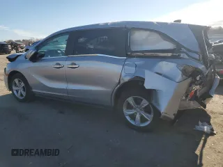 2019 Honda Odyssey EX-L with VIN 5FNRL6H77KB043158, listed as a Copart auction lot 50511625 with 74,850 mi miles and Salvage Title. Bid and sale history available at carsss.com. Image 2.