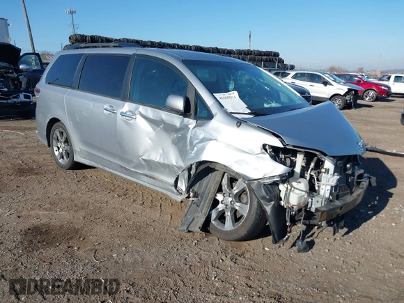 2014 Toyota Sienna SE with VIN 5TDXK3DC3ES471496, listed as a IAAI auction lot 41665914 with Not Provided miles and . Bid and sale history available at DreamBid. Image 1.