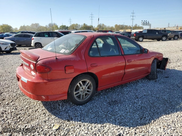 2003 Chevrolet Cavalier LS Sport with VIN 1G1JH52FX37304016, listed as a Copart auction lot 78729714 with 0 mi miles and Salvage Title. Bid and sale history available at carsss.com. Image 3.