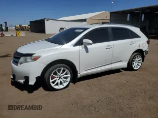 2013 Toyota Venza LE with VIN 4T3BK3BB4DU075630, listed as a Copart auction lot 52825945 with 124,396 mi miles and Clean Title. Bid and sale history available at carsss.com. Image 1.