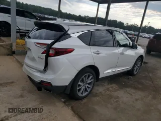 2022 Acura RDX Technology with VIN 5J8TC1H54NL007390, listed as a Copart auction lot 66625625 with 20,214 mi miles and Salvage title. Bid and sale history available at DreamBid. Image 3.