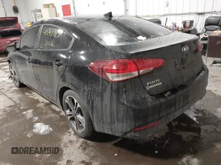 2018 Kia Forte LX with VIN 3KPFL4A74JE197378, listed as a IAAI auction lot 41543383 with 107,078 mi miles. Bid and sale history available at carsss.com. Image 3.