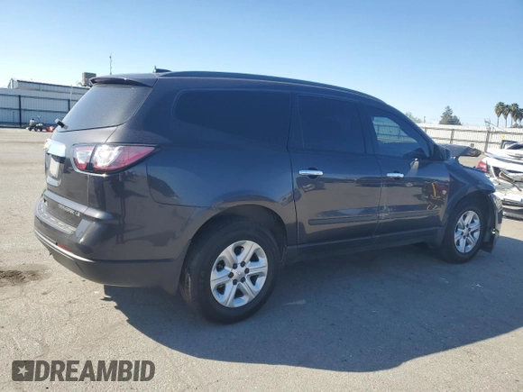 2016 Chevrolet Traverse LS with VIN 1GNKRFED2GJ123677, listed as a Copart auction lot 48512555 with 159,516 mi miles and Salvage Title. Bid and sale history available at carsss.com. Image 3.