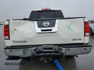2010 Nissan Titan LE with VIN 1N6AA0EC3AN314733, listed as a Copart auction lot 81301574 with 120,683 mi miles and Salvage Title. Bid and sale history available at carsss.com. Image 6.