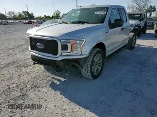 2018 Ford F-150 XL with VIN 1FTEX1EPXJKD49590, listed as a Copart auction lot 53158175 with 243,079 mi miles and Salvage Title. Bid and sale history available at carsss.com. Image 14.