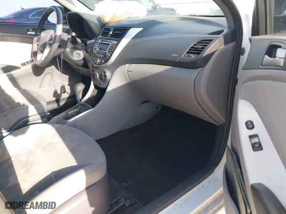 2014 Hyundai Accent GS with VIN KMHCT5AE8EU155466, listed as a IAAI auction lot 41905867 with 129,178 mi miles. Bid and sale history available at carsss.com. Image 5.