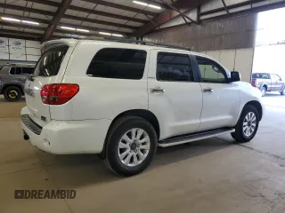 2014 Toyota Sequoia Platinum with VIN 5TDDY5G13ES105626, listed as a Copart auction lot 53572755 with 167,450 mi miles and Clean Title. Bid and sale history available at carsss.com. Image 3.