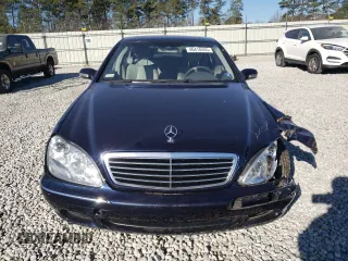2002 Mercedes-Benz S-Class 4.3L with VIN WDBNG70J92A269984, listed as a Copart auction lot 46418465 with 0 mi miles and Salvage Title. Bid and sale history available at carsss.com. Image 5.