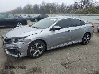 2020 Honda Civic LX z VIN 2HGFC2F62LH529265, wystawiony jako Copart lot #55608765 z przebiegiem 87 485 mil mil oraz Szkoda całkowita • Salvage title. Historia ofert i sprzedaży dostępna na DreamBid. Obrazek 1.